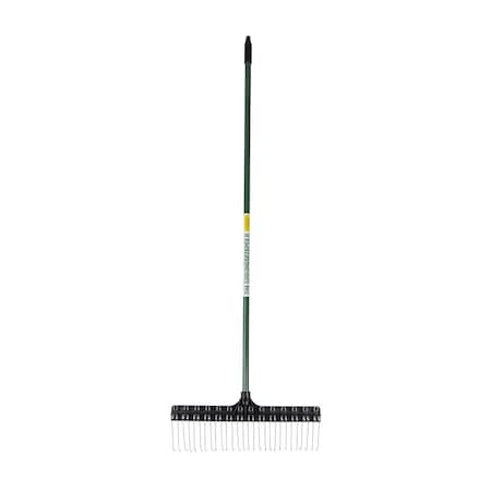 The Groundskeeper Ii Groundskeeper II 21 in. Rake with 55 in. Green Handle 32230-GA